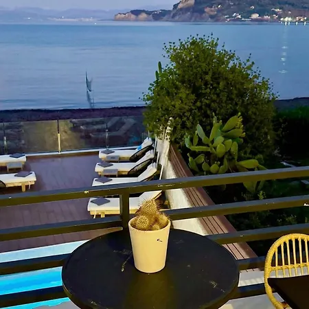 Beachfront Anatoli With Private Heated Pool By Dadovillas Villa