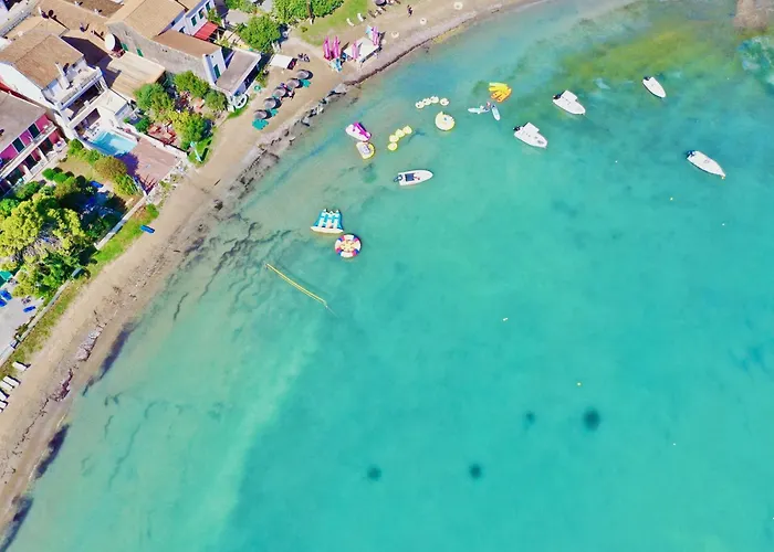 Beachfront Anatoli With Private Heated Pool By Dadovillas Vila Sidárion