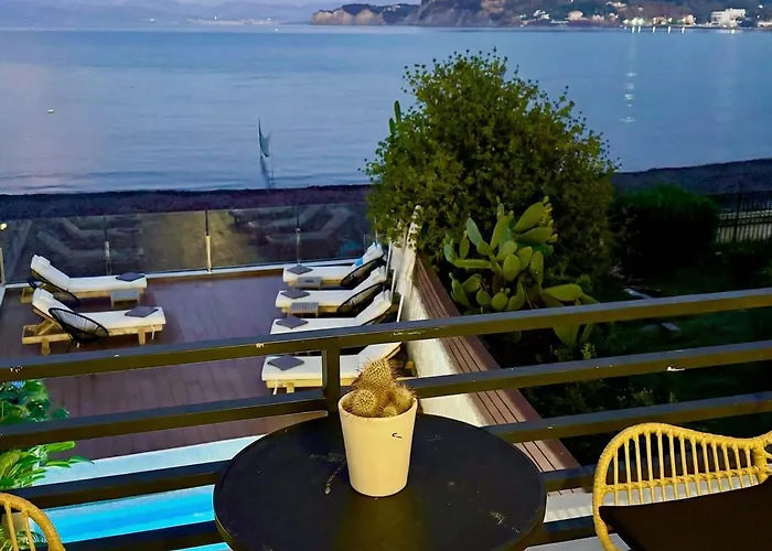 Beachfront Anatoli With Private Heated Pool By Dadovillas Vila