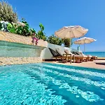 Villa Beachfront Anatoli With Private Heated Pool By Dadovillas Sidárion