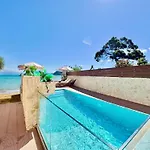 Beachfront Anatoli With Private Heated Pool By Dadovillas Villa