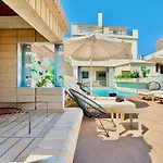 Beachfront Anatoli With Private Heated Pool By Dadovillas * Sidárion