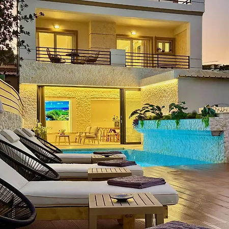 Beachfront Anatoli With Private Heated Pool By Dadovillas Villa *