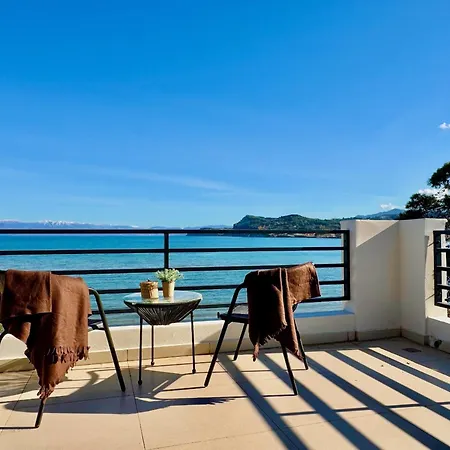 Villa Beachfront Anatoli With Private Heated Pool By Dadovillas Sidárion