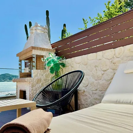 Beachfront Anatoli With Private Heated Pool By Dadovillas