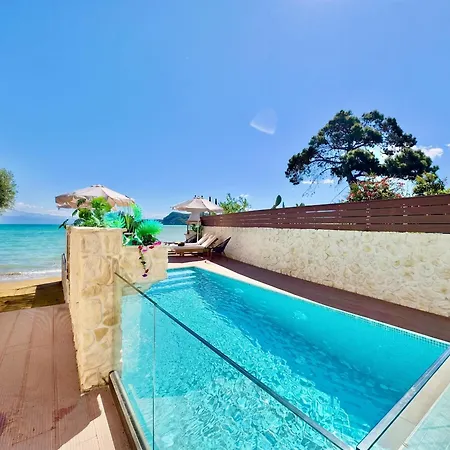 Beachfront Anatoli With Private Heated Pool By Dadovillas Villa
