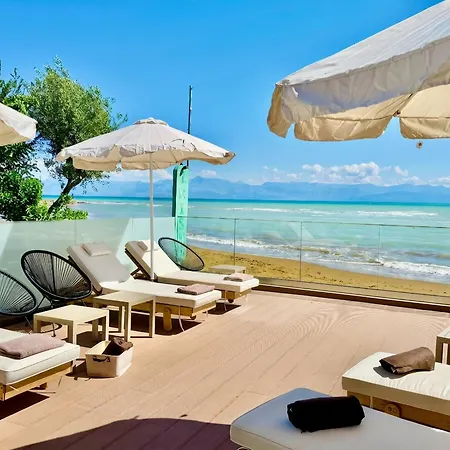 Beachfront Anatoli With Private Heated Pool By Dadovillas Villa