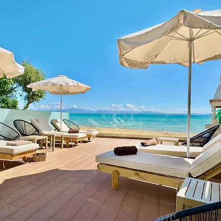 Beachfront Anatoli With Private Heated Pool By Dadovillas