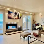 Beachfront Anatoli With Private Heated Pool By Dadovillas