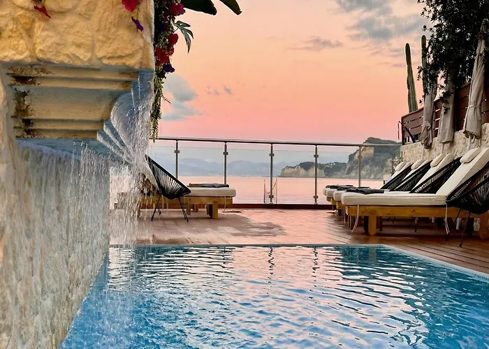 Beachfront Anatoli With Private Heated Pool By Dadovillas Villa