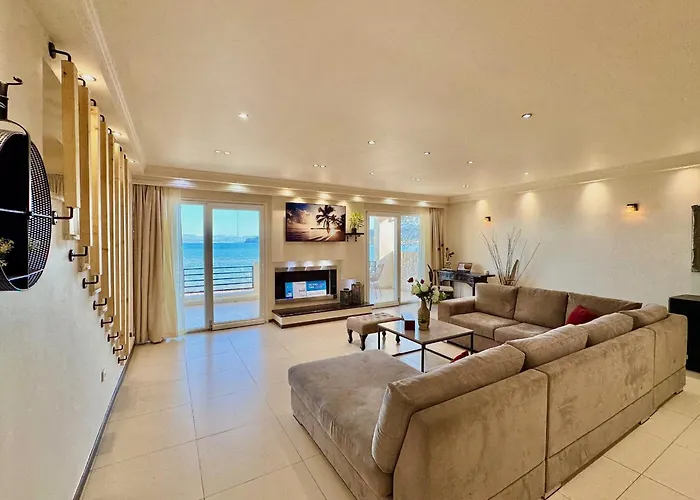 Villa Beachfront Anatoli With Private Heated Pool By Dadovillas Sidárion